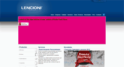 Desktop Screenshot of lencionigrafica.com.ar