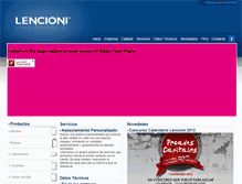 Tablet Screenshot of lencionigrafica.com.ar